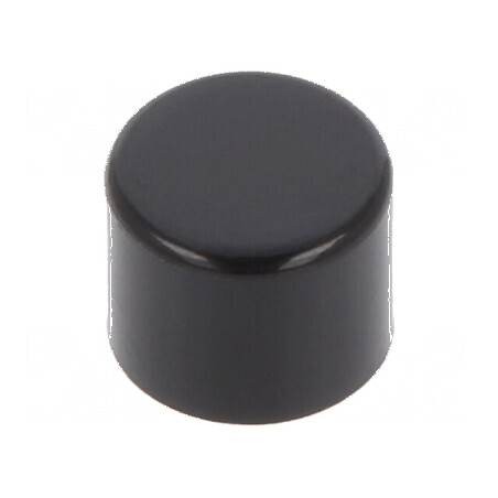 Capișon negru Ø5,1x4mm pentru seria AB și BB | Electronic-mag.ro | Componente Electronice