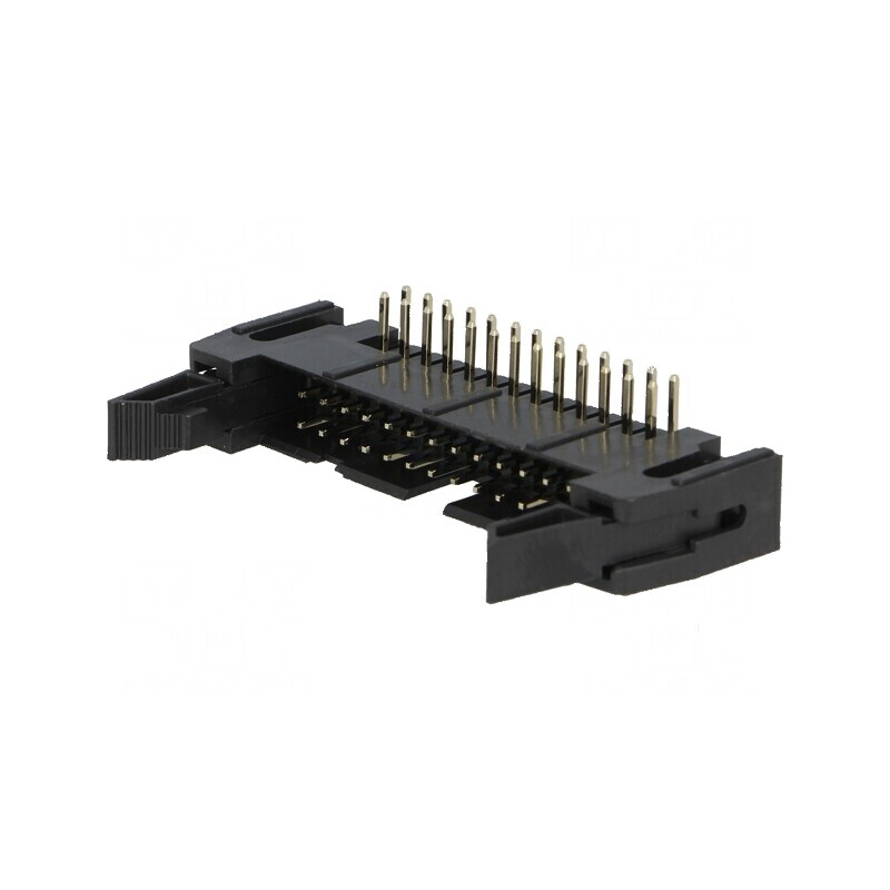 Conector IDC soclu tată 26 PIN unghi 90° THT aurit 2,54mm | Electronic-mag.ro | Componente Electronice Conector IDC soclu tată 26 PIN unghi 90° THT aurit 2,54mm | Electronic-mag.ro | Componente Electronice