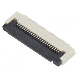 Conector FFC/FPC orizontal 24 pini ZIF SMT 50V 0,4A -25÷85°C | Electronic-mag.ro | Componente Electronice