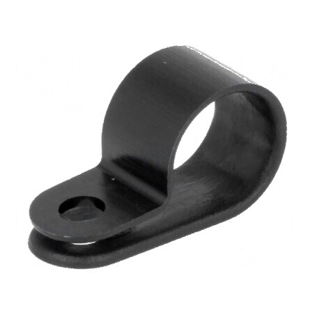 Clipsuri tip P pentru cabluri Øbuclă 12,5mm, lățime 10mm, set de montaj | Electronic-mag.ro | Componente Electronice