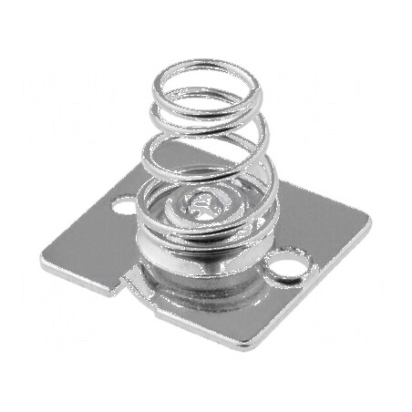 Contact cu arc pentru baterii AA, AAA, R3, R6 - Nr. bat: 1 cu împingere | Electronic-mag.ro | Componente Electronice