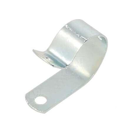 Clipsuri tip P pentru cabluri, Ø buclă 19mm, lățime 12,7mm - set 100 bucati | Electronic-mag.ro | Componente Electronice
