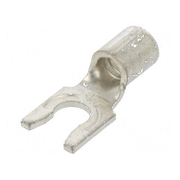 Furcă M4 crimpată pe cablu neizolat din cupru 12AWG÷10AWG | Electronic-mag.ro | Componente Electronice