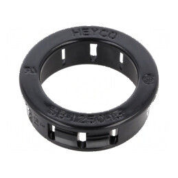 Manșon negru Øorif.mont: 31,8mm Øorif: 23,8mm UL94V-2 | Electronic-mag.ro | Componente Electronice