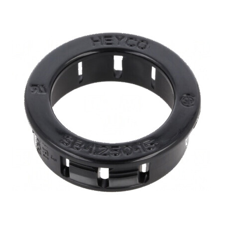 Manșon negru Øorif.mont: 31,8mm Øorif: 23,8mm UL94V-2 | Electronic-mag.ro | Componente Electronice
