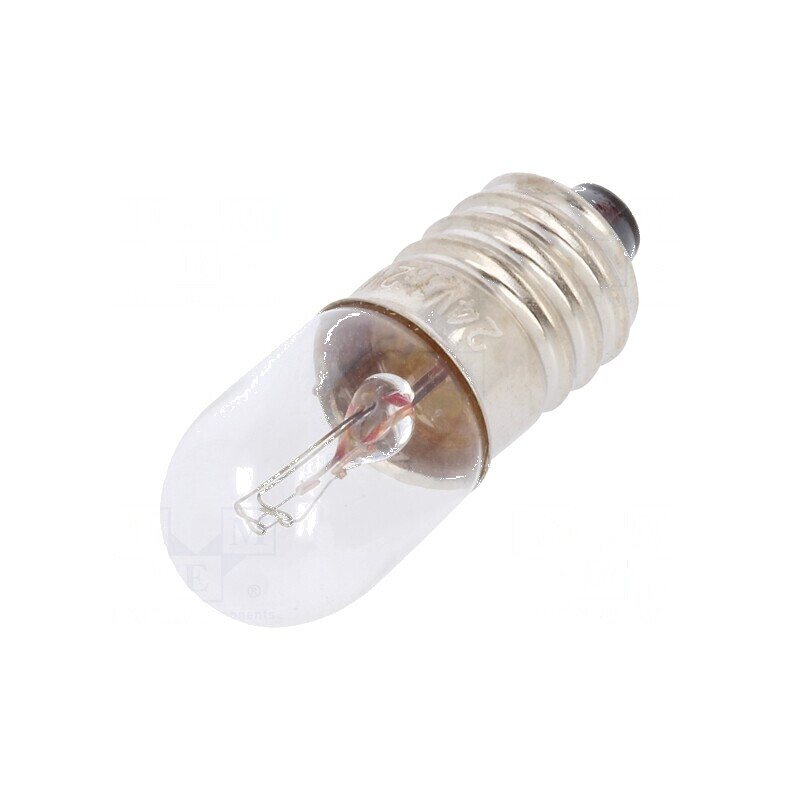 Lampă miniaturală E10 24VDC 50mA cilindrică 1,2W Ø 10mm | Electronic-mag.ro | Componente Electronice Lampă miniaturală E10 24VDC 50mA cilindrică 1,2W Ø 10mm | Electronic-mag.ro | Componente Electronice