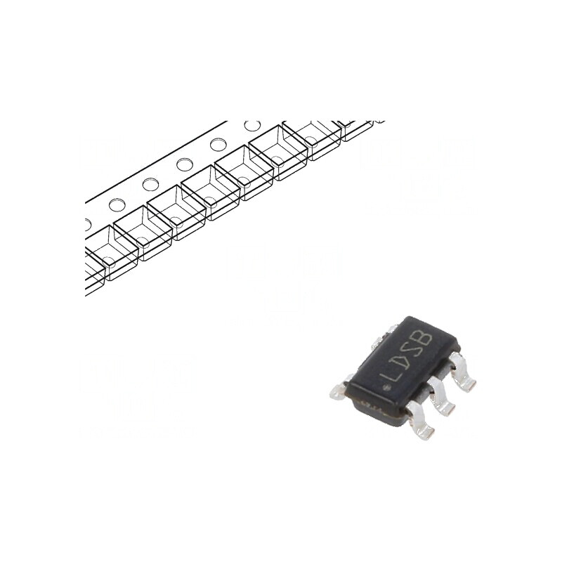 Stabilizator de tensiune LDO nereglabil 5V 0,15A SOT23-5 IC | Electronic-mag.ro | Componente Electronice