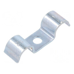 Clemă montată cu şurub Øbuclă 12mm, Øorif.mont 6mm, W 14mm - Accesoriu de fixare pentru construcții | Electronic-mag.ro | Componente Electronice
