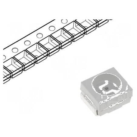 LED SMD mov 3,5x2,8x0,95mm 120° pentru iluminat cu lungime de undă 390-400nm | Electronic-mag.ro | Componente Electronice