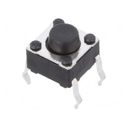Microîntrerupător TACT SPST-NO 0,05A/12VDC SMT - Pozitie 2, Fara  | Electronic-mag.ro | Componente Electronice