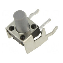 Microîntrerupător TACT SPST-NO 0,05A 12VDC THT - Pozitie 2 Fara 2N | Electronic-mag.ro | Componente Electronice