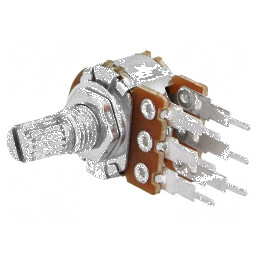 Potenţiometru axial 2,2kΩ 63mW ±20% THT 6mm, singură tură | Electronic-mag.ro | Componente Electronice
