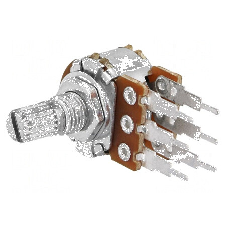 Potenţiometru axial 2,2kΩ 63mW ±20% THT 6mm, singură tură | Electronic-mag.ro | Componente Electronice