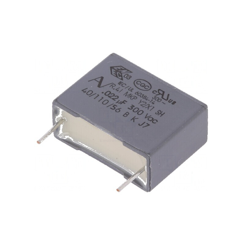 Condensator polipropilenă Y2 R41 22nF 18x6x12mm THT ±20% - Componentă electronică | Electronic-mag.ro | Componente Electronice Condensator polipropilenă Y2 R41 22nF 18x6x12mm THT ±20% - Componentă electronică | Electronic-mag.ro | Componente Electronice