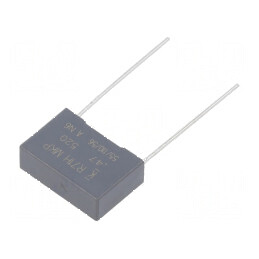 Condensator polipropilenă R71 470nF 18x12x6mm THT ±10% | Electronic-mag.ro | Componente Electronice