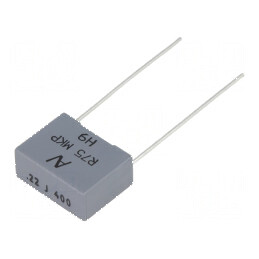 Condensator polipropilenă R75 220nF THT 18x7,5x13,5mm ±5% | Electronic-mag.ro | Componente Electronice