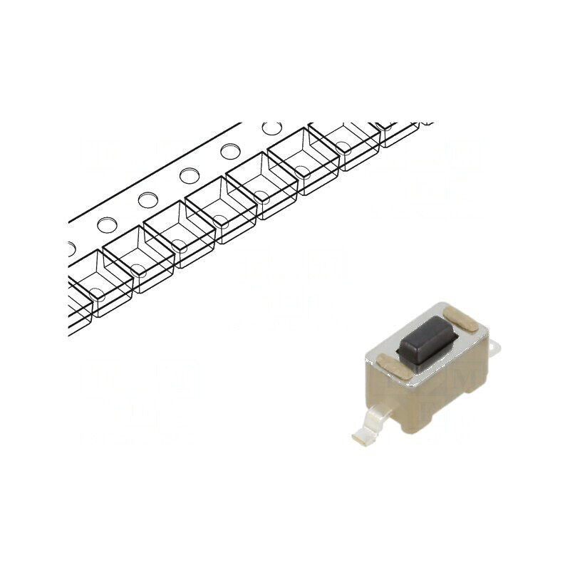 Microîntrerupător TACT SPST 0,05A/24VDC SMT - Pozitie 2 fără FSM | Electronic-mag.ro | Componente Electronice Microîntrerupător TACT SPST 0,05A/24VDC SMT - Pozitie 2 fără FSM | Electronic-mag.ro | Componente Electronice