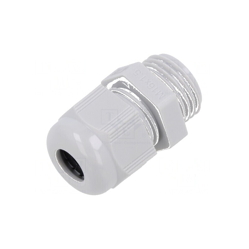 Garnitură de etanşare M16 1,5 IP68 din poliamidă fără piuliţă | Electronic-mag.ro | Componente Electronice