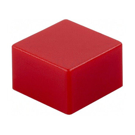 Tastă pătrată roşie 9x9mm pentru tastatură | Electronic-mag.ro | Componente Electronice
