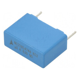Condensator polipropilenă 100nF THT 18x12,5x7mm ±10% 15mm | Electronic-mag.ro | Componente Electronice