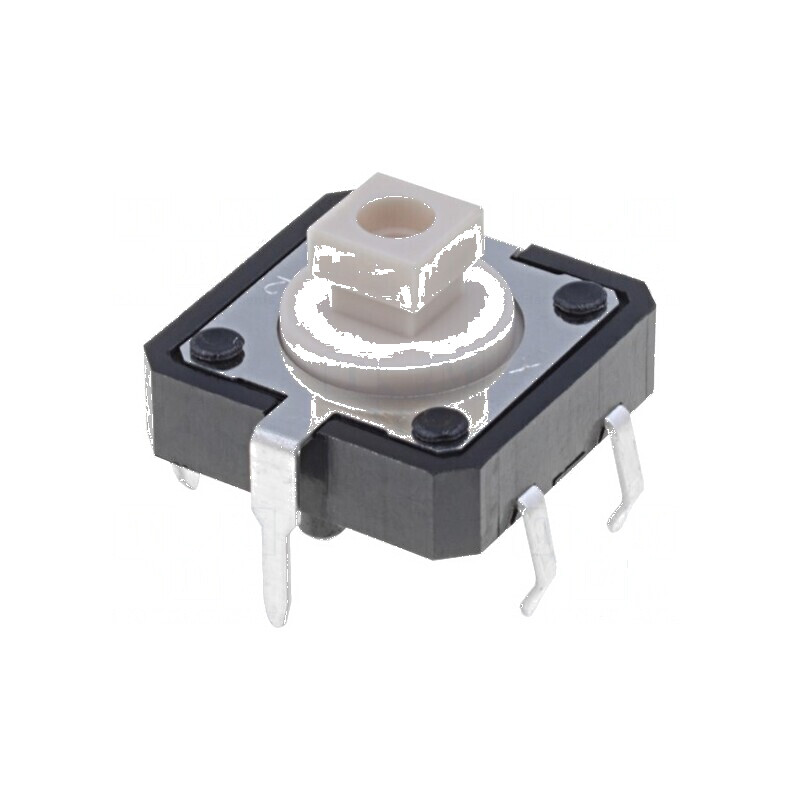 Microîntrerupător TACT SPST-NO 0,05A/24VDC THT Poz: 2 Fără | Electronic-mag.ro | Componente Electronice