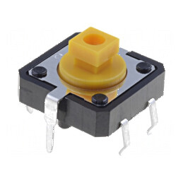 Microîntrerupător TACT SPST-NO 0,05A 24VDC THT - Pozitie 2 fără | Electronic-mag.ro | Componente Electronice
