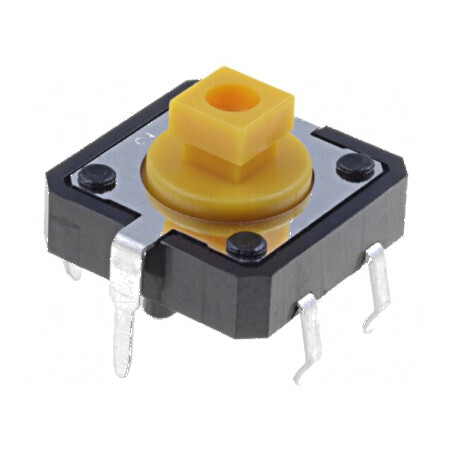 Microîntrerupător TACT SPST-NO 0,05A 24VDC THT - Pozitie 2 fără | Electronic-mag.ro | Componente Electronice