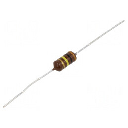 Inductor ferită THT 100000uH 20mA 420Ω Ø5,2x12mm ±5% 120kHz pentru aplicații electronice | Electronic-mag.ro | Componente Electronice