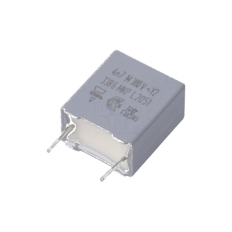 Condensator polipropilenă 4,7nF THT ±20% 7,5mm 1kVDC - componentă electronică | Electronic-mag.ro | Componente Electronice