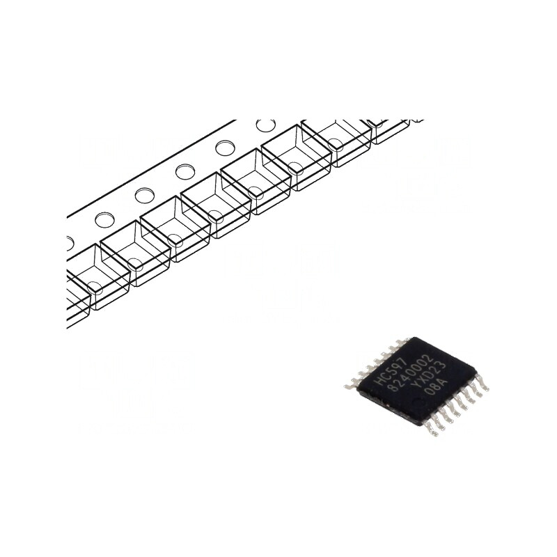 IC digital CMOS SMD TSSOP16 2÷6VDC HC -40÷125°C pentru aplicații industriale, rolă, bandă | Electronic-mag.ro | Componente Electronice