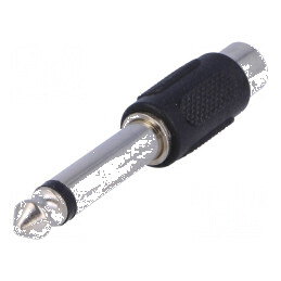 Adaptor Jack 6,3mm la RCA soclu mono, conector audio profesional | Electronic-mag.ro | Componente Electronice
