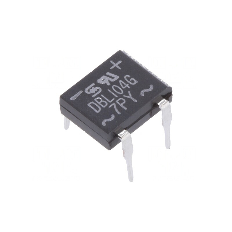 Punte redresoare monofazată Urmax 400V, 1A If, 40A Ifsm, DIP DBL | Electronic-mag.ro | Componente Electronice