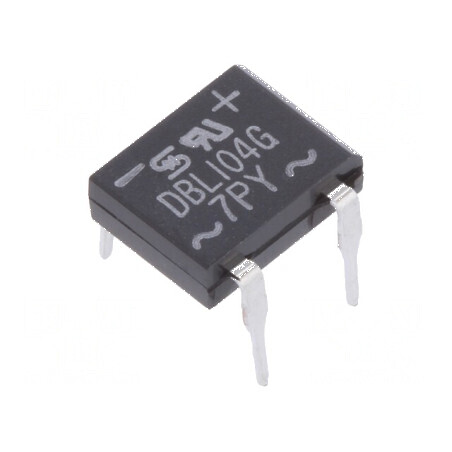 Punte redresoare monofazată Urmax 400V, 1A If, 40A Ifsm, DIP DBL | Electronic-mag.ro | Componente Electronice