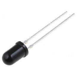 Fotodiodă IR PIN 5mm THT 940nm 40° pentru detectare infraroșu | Electronic-mag.ro | Componente Electronice