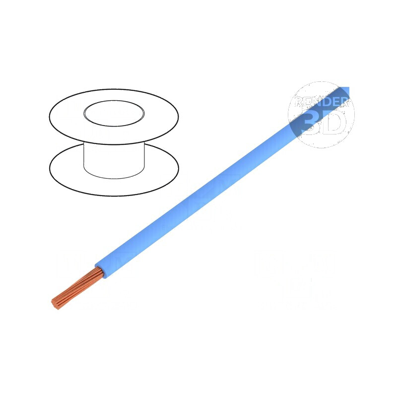 Cablu H05V2-K litat 0,5mm² 22AWG PVC albastru 300V 500V - 100m | Electronic-mag.ro | Componente Electronice Cablu H05V2-K litat 0,5mm² 22AWG PVC albastru 300V 500V - 100m | Electronic-mag.ro | Componente Electronice