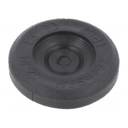 Manșon Øorif.mont 32mm elastomer termoplastic TPE negru pentru instalații | Electronic-mag.ro | Componente Electronice