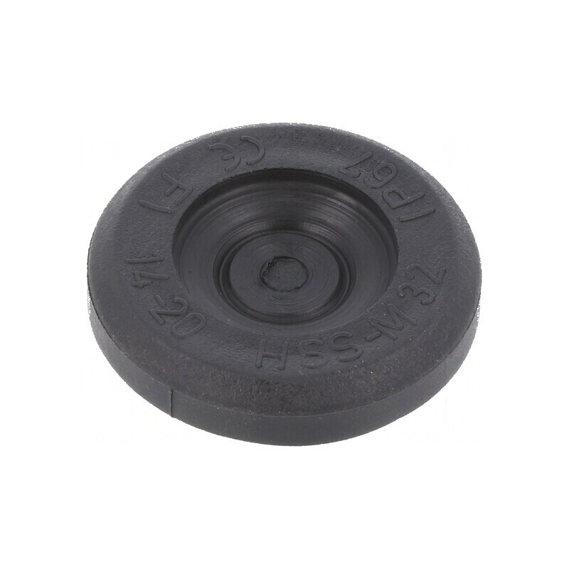 Manșon Øorif.mont 32mm elastomer termoplastic TPE negru pentru instalații | Electronic-mag.ro | Componente Electronice