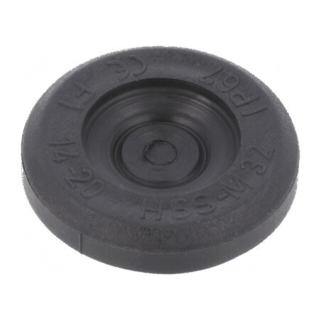 Manșon Øorif.mont 32mm elastomer termoplastic TPE negru pentru instalații | Electronic-mag.ro | Componente Electronice