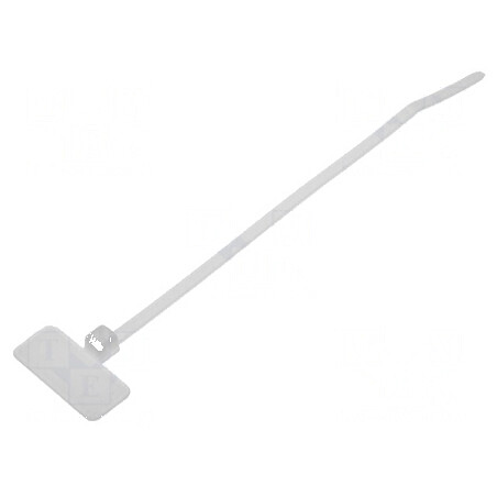 Colier de strângere poliamidă cu etichetă, dimensiuni L: 110mm, W: 2,5mm | Electronic-mag.ro | Componente Electronice