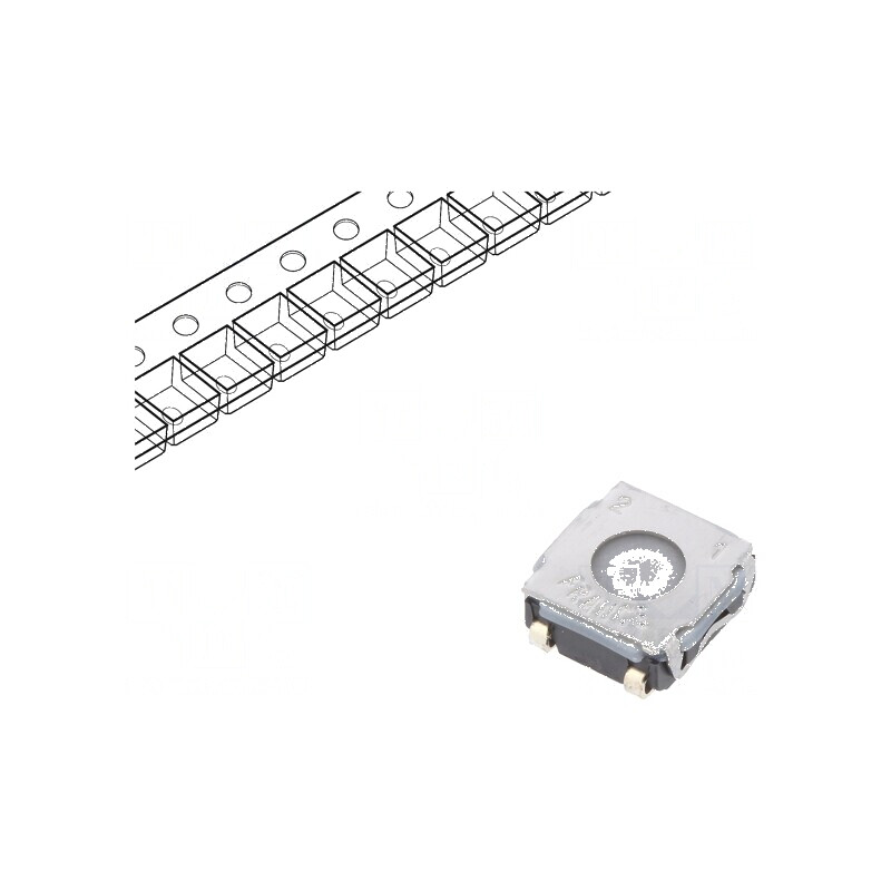 Microîntrerupător TACT SPST-NO 0,05A/32VDC SMT, Pozitie 2, Fara | Electronic-mag.ro | Componente Electronice Microîntrerupător TACT SPST-NO 0,05A/32VDC SMT, Pozitie 2, Fara | Electronic-mag.ro | Componente Electronice