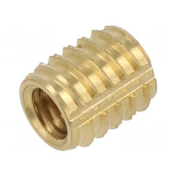 Adaos filetat din alamă M5 cu lungime de 8,4mm și caracteristici din duroplast | Electronic-mag.ro | Componente Electronice