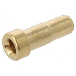 Conector banană 2mm soclu 10A 30VAC 60VDC, lungime totală 10mm | Electronic-mag.ro | Componente Electronice