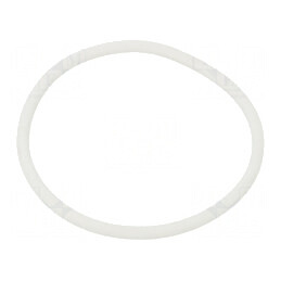 Garnitură O-ring siliconică albă, grosime 3mm, diametru interior 57mm, rezistență temperatură -60÷160°C | Electronic-mag.ro | Componente Electronice