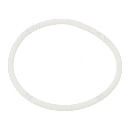 Garnitură O-ring siliconică albă, grosime 3mm, diametru interior 57mm, rezistență temperatură -60÷160°C | Electronic-mag.ro | Componente Electronice
