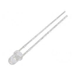 LED Verde 3mm 4200mcd 30° Convex - Nr. Term: 2 | Electronic-mag.ro | Componente Electronice