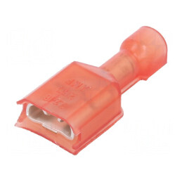 Terminal plat 6,3mm mamă crimpat pe cablu 0,32-0,82mm2 800um | Electronic-mag.ro | Componente Electronice