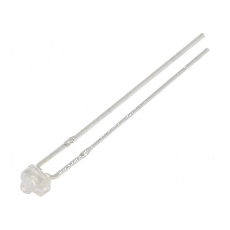 LED UV 30° 20mA 114mW λd: 370÷380nm 3÷3,8VDC THT | Electronic-mag.ro | Componente Electronice