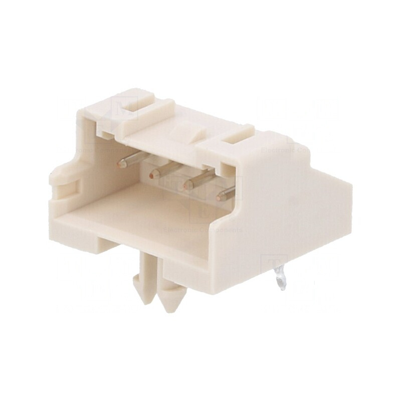 Conector cablu-placă soclu tată XA 2,5mm PIN 4 THT 250V 3A pentru montaj electronic | Electronic-mag.ro | Componente Electronice