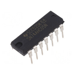 CI digital NOT CH 6 CMOS THT DIP14 2÷5,5VDC -40÷85°C tub | Electronic-mag.ro | Componente Electronice