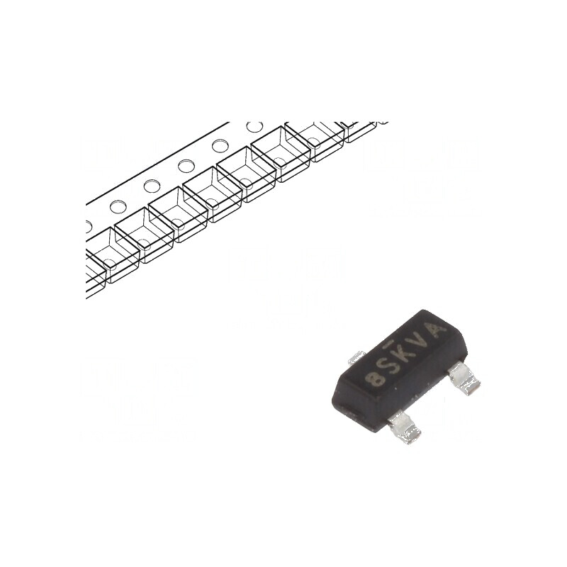 Tranzistor P-MOSFET unipolar -20V 1,8A 2W SOT23 pentru circuite electronice | Electronic-mag.ro | Componente Electronice
